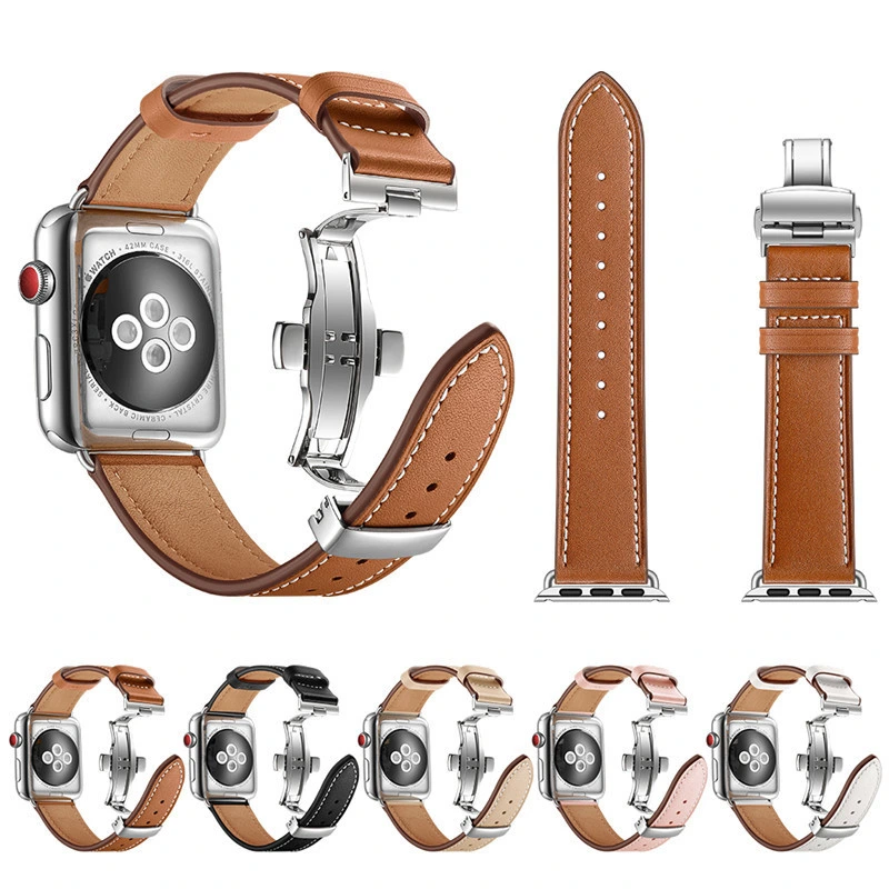 Hot Selling Genuine Leather Smart Watch Strap Apple Watch Band 42mm