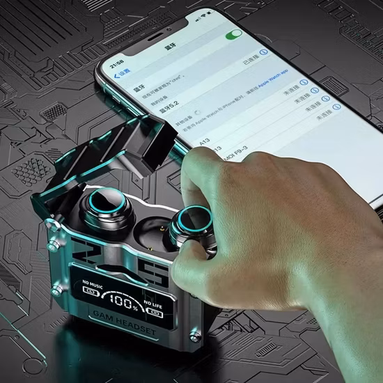 Lenovo Thinkplus X16 Wireless Bluetooth Earphones Touch Control Noise Reduction Headsets Tws Gaming Headphones - White