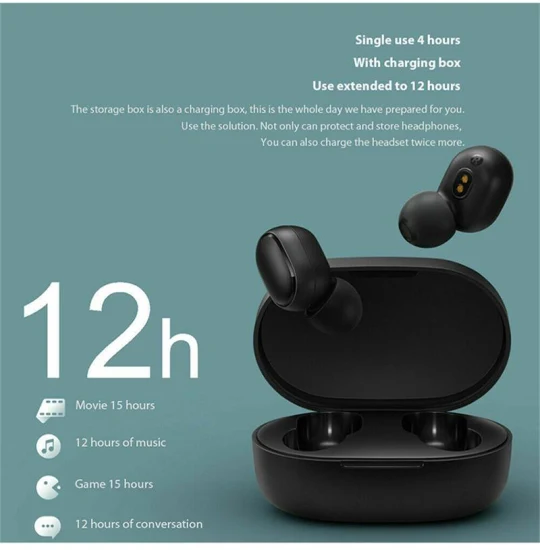 Factory Price Wireless Earphones A6s Tws Headset Noise Cancelling Mic for Xiaomi